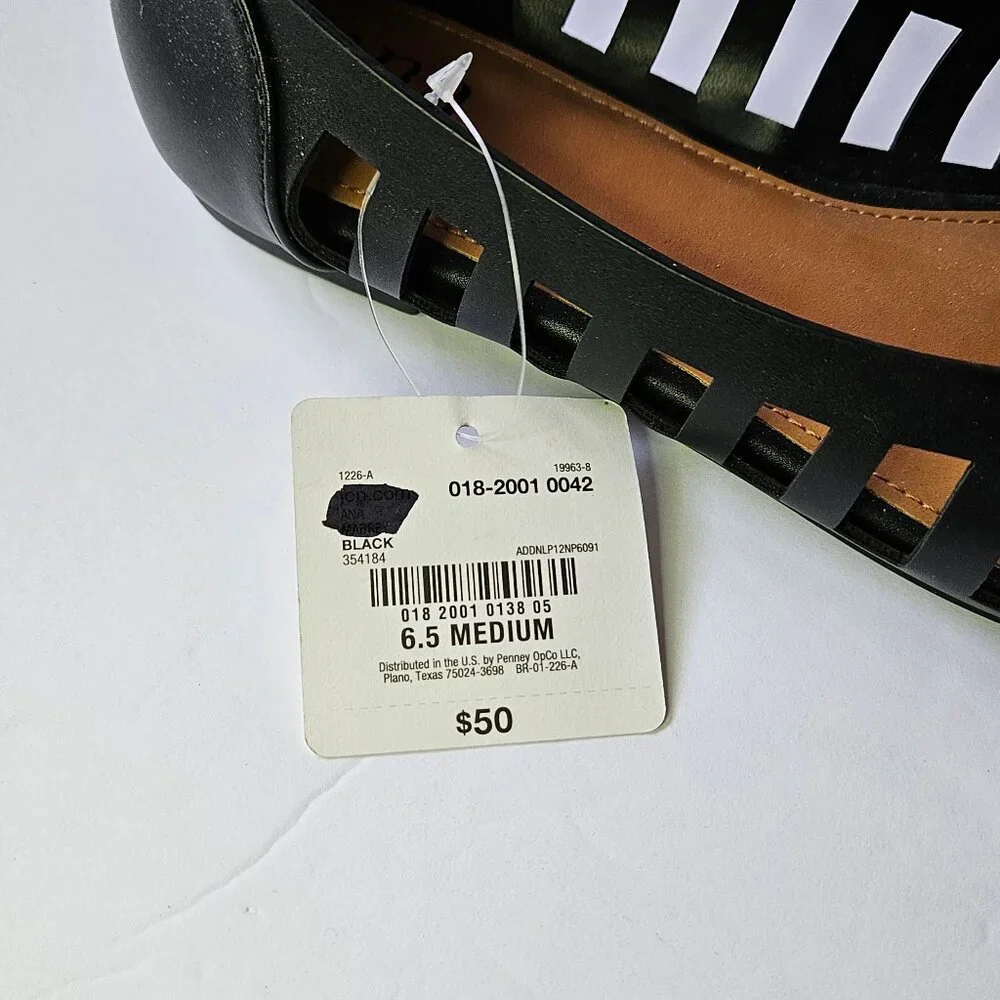 a.n.a Black Flats Size 6.5M